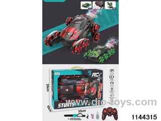 Small 8-wheeled racing stunt car