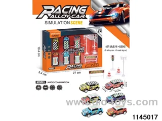 6.8cm pull back car set
