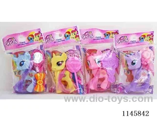 Vinyl Ponies 4 colours mix with accessories