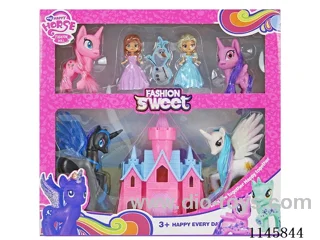 Ponies + Snow Queen + Castle