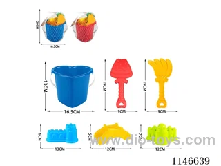 Beach Bucket Set 6pcs