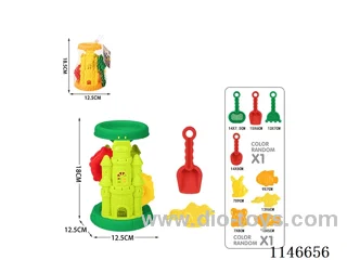 Beach Castle Hourglass Set 3pcs