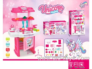 kitchenware set with light and music 33pcs