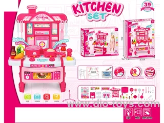 kitchenware set with light and music 39pcs
