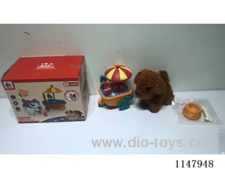 Plush Dog Sweet Ice Cream Van