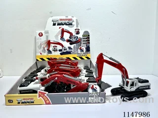 Alloy inertia construction digger (8 pieces) with action
