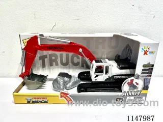 Alloy Construction Excavator Car