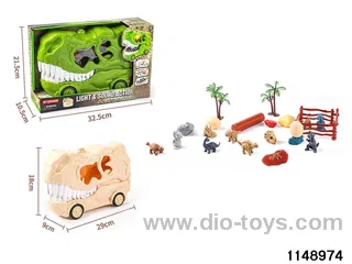 sliding dinosaur with sound & Lights