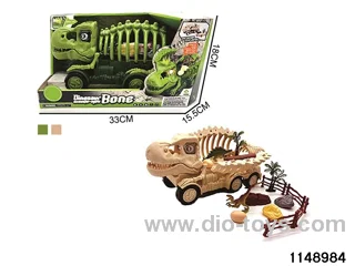 DIY sliding dinosaur