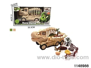 DIY sliding dinosaur