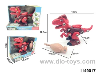DIY sliding dinosaur