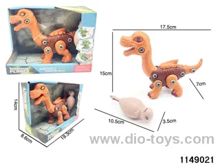 DIY sliding dinosaur
