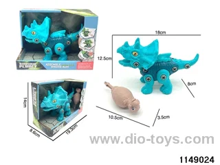 DIY sliding dinosaur