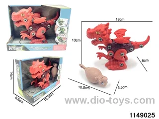 DIY sliding dinosaur