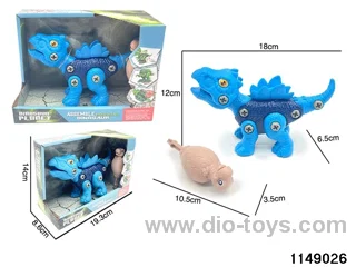 DIY sliding dinosaur