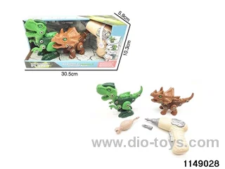 DIY B/O sliding dinosaur