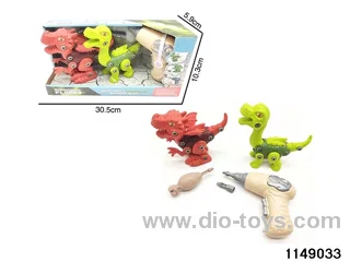 DIY B/O sliding dinosaur