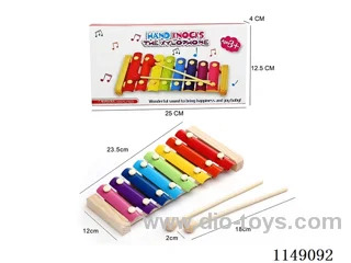 Wooden Eight Knocker Piano Children's Musical Instrument Toys