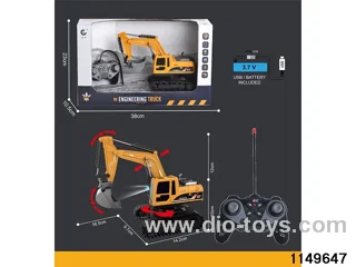 1:22 27MHz 6ch RC Construction Vehicle with Lights
