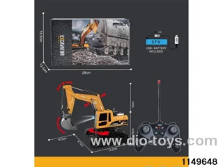 1:22 27MHz 6ch RC Construction Vehicle with Lights