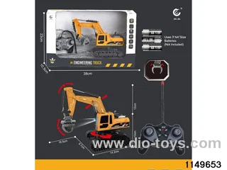 1:22 27MHz 6ch RC Construction Vehicle with Lights
