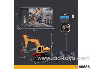 1:22 27MHz 6ch RC Construction Vehicle with Lights