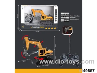 1:22 27MHz 6ch RC Construction Vehicle with Lights