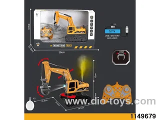 1:22 2.4G 11ch RC Engineering Vehicle with Sound and Lights