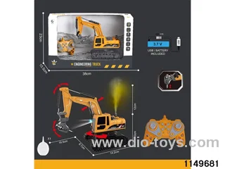 1:22 2.4G 11ch RC Engineering Vehicle with Sound and Lights
