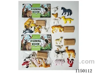 Solid Farm Animals Set (2 Mixed)