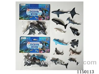 Solid Sea Animals Set (2 Mixed)