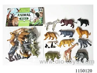 Solid Wild Animal Set