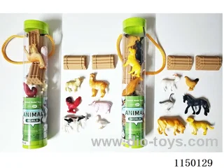 Solid Farm Animals Set (2 Mixed)