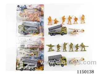 Military pull back Missile Vehicle Set (2 Mixed)