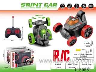 rc stunt car with music included battery+USB