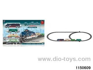 Electric track with light train sound