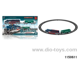 Electric track with light train sound