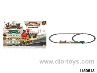 Electric track with light train sound