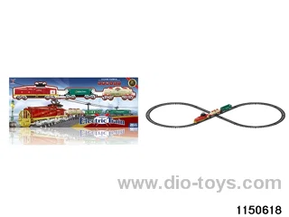 Electric track with light train sound