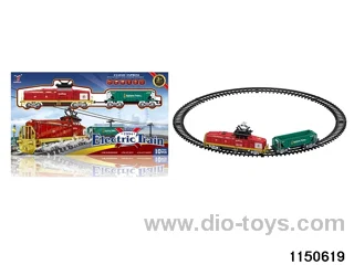 Electric track with light train sound
