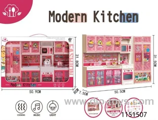 Kitchen set in window box