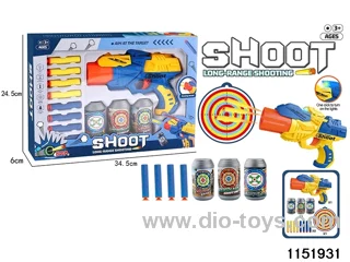 Softball gun with music and lights