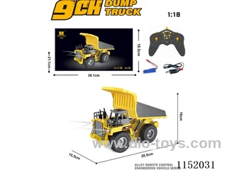 1:18 9ch rc alloy Dump Truck