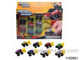 Big wheel catapult car(8pcs)