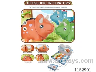 Telescopic Triceratops-Press Toys
