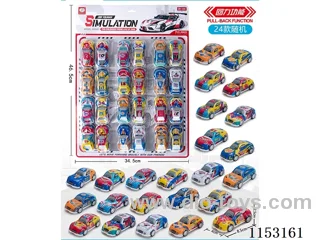 pull back cart(24 models randomly packed)24PCS
