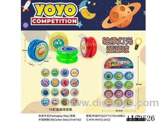 Planet Bearing Light Up Yoyo 12PCS