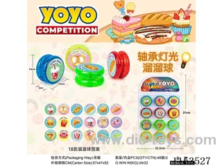Dim Sum Bearing Lighted Yoyo 12PCS