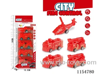 pull back Fire Fighting Series5PCS