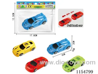 4 pull back car models